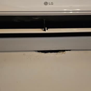 LG Yetkili Servisinin Hatalı Klima Montajı Duvarıma Kırık Ve Su Sızıntısı Yarattı
