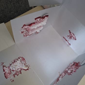 Özensiz Paketleme Nedeniyle Yaş Pasta Görünümü Bozuldu Ve Yenisi İçin Zamanımız Kalmadı