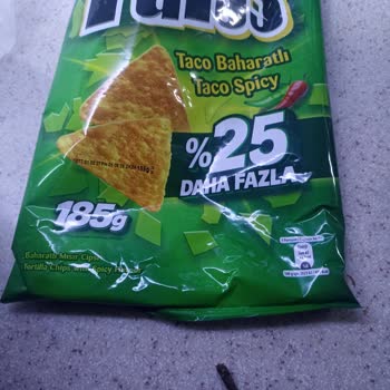 Patos Taco Baharatlı Mısır Cipsinde Yabancı Madde Tespiti Ve İade Talebi