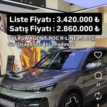 Araç Alımından Bir Hafta Sonra Fiyat İndirimiyle 200 Bin TL Zarara Uğradım