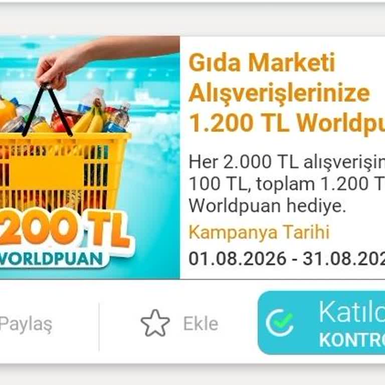 Cepte Kazan Kampanyasında Alınan Puanlar Yüklenmediği İçin Mağdur Oldum