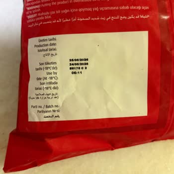 Superfresh Patates Ürününün İçinden Yabancı Madde Çıktı Ve Pişmemiş