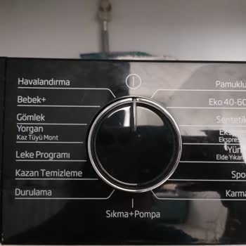 Beko Çamaşır Makinesinde Kazan Temizleme Programı Sırasında Cam Patlaması