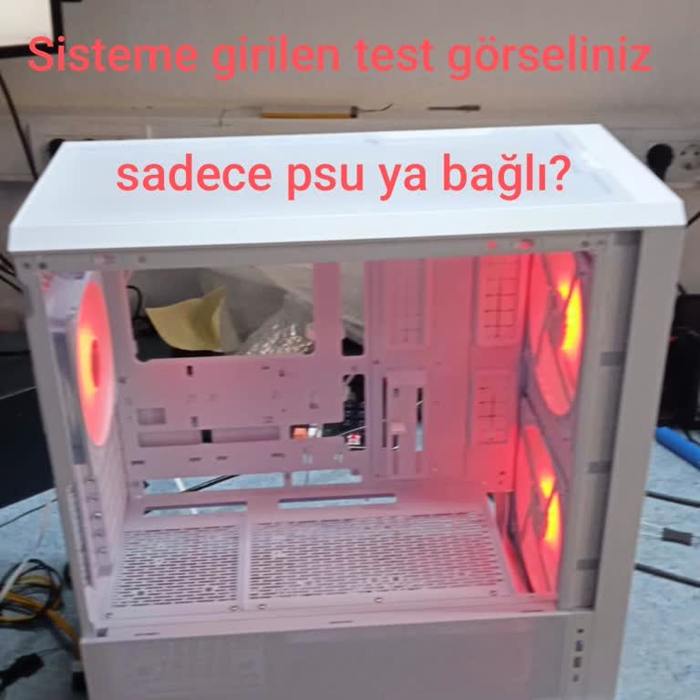Lian Li 217 INF Kasa Fanlarında Rezonans Sesi Ve Hatalı Servis Testi