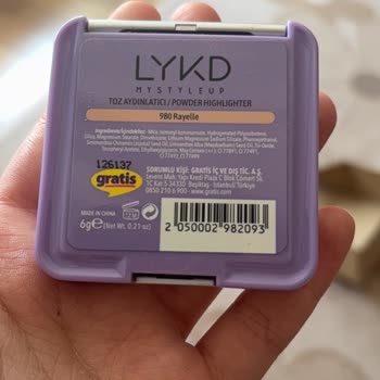 Kırık Gelen Lykd Silky Touch Highlighter Ürünü İçin Değişim Talebi