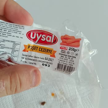 Kapalı Poşet Cezerye İçinde Taş Parçası Bulunması