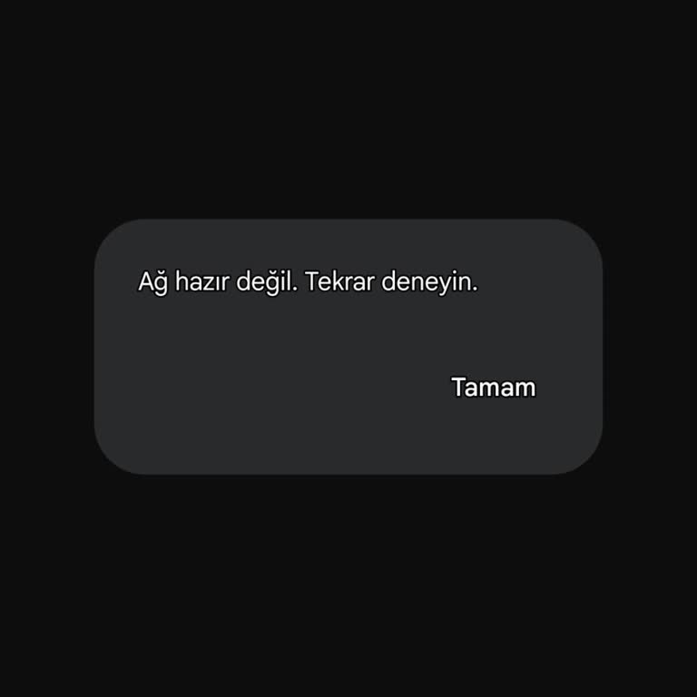 Vodafone Hatımda Ağ Hazır Değil Hatası İle SMS Gönderemiyorum