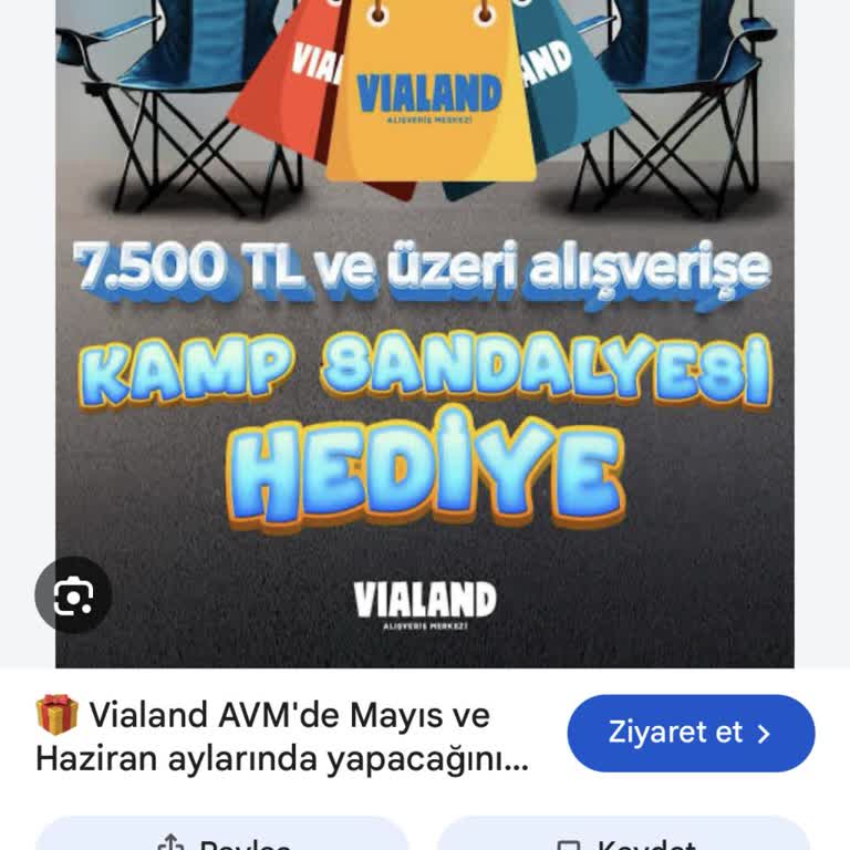Vialand AVM’da Kampanya Sandalyesi Verilmemesi