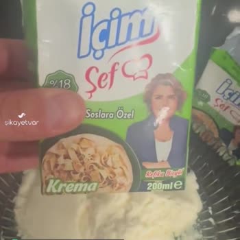 İçim Şef Krema Bozuk!
