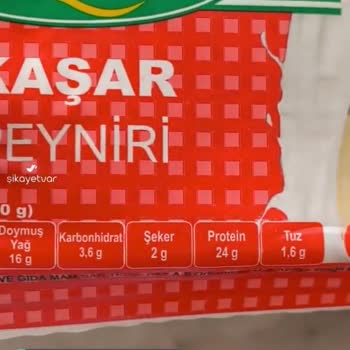 Torunoğlu Kaşar Peynirinde Kıl