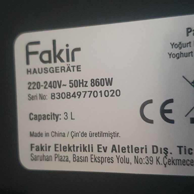 Fakir Pasteur Yogurt Maker Produces Watery Yogurt With Poor Texture