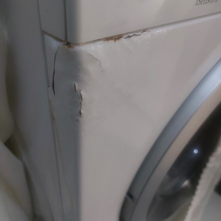 Siemens Çamaşır Makinesinde Paslanma Ve Boya Kabarması Garanti Dışı Ücretsiz Değişim Talebi