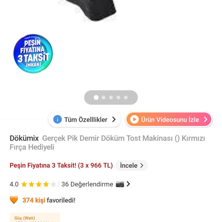 İlanı Yanıltıcı Satıcıdan Hediye Fırça Gönderimi Talebi
