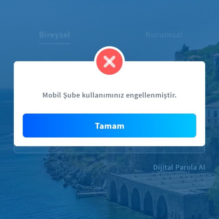 Mobil Şube Erişimi Engellendi, Maaş Müşterisi Olarak Görünmeme Sorunu