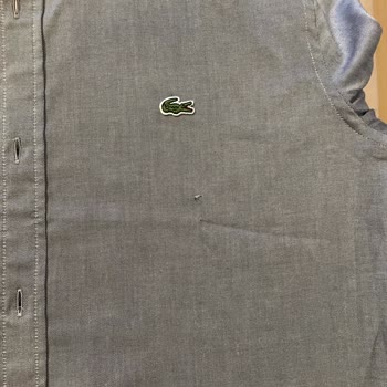 Lacoste Gömlekte Üretim Hatası İlk Ütüde Kesik Görüldü