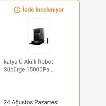 Mop Modunda Çalışmayan Robot Süpürge Ve Geciken İade Süreci