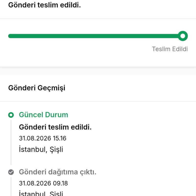 Teslim Edildi Görünen Kargo Hiç Elime Ulaşmadı