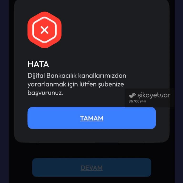 Dijital Bankacılık Kanallarım Açıklamasız Kapandı, Maaş Hesabım Mağdur