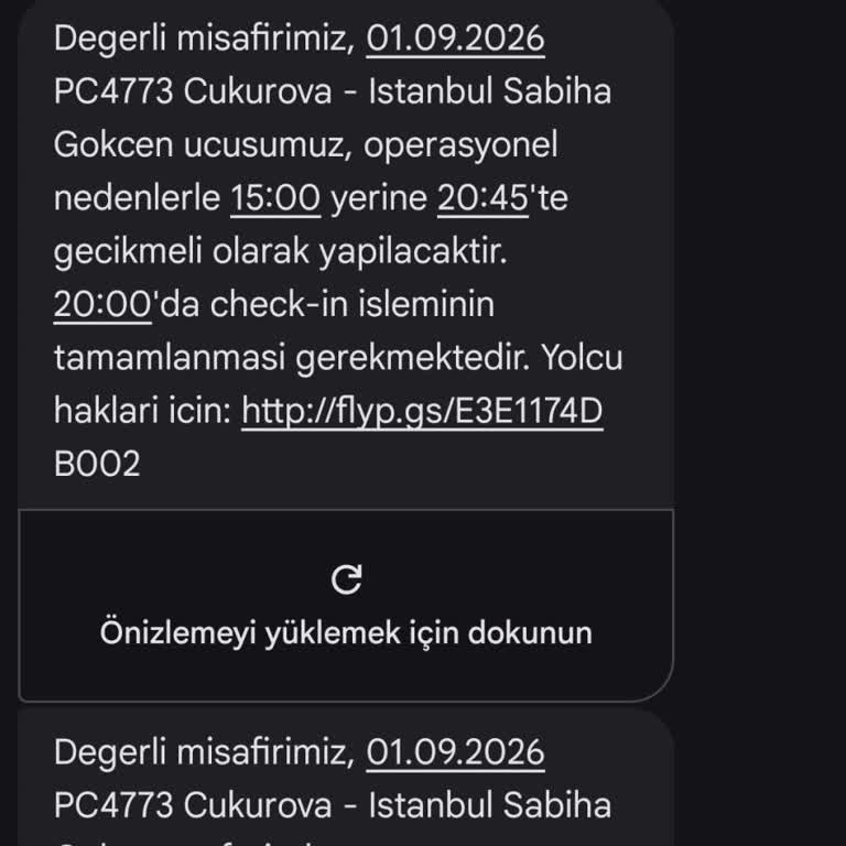 Uzun Gecikmede Söz Verilen Ücretsiz İkramı Sunmayan Pegasus