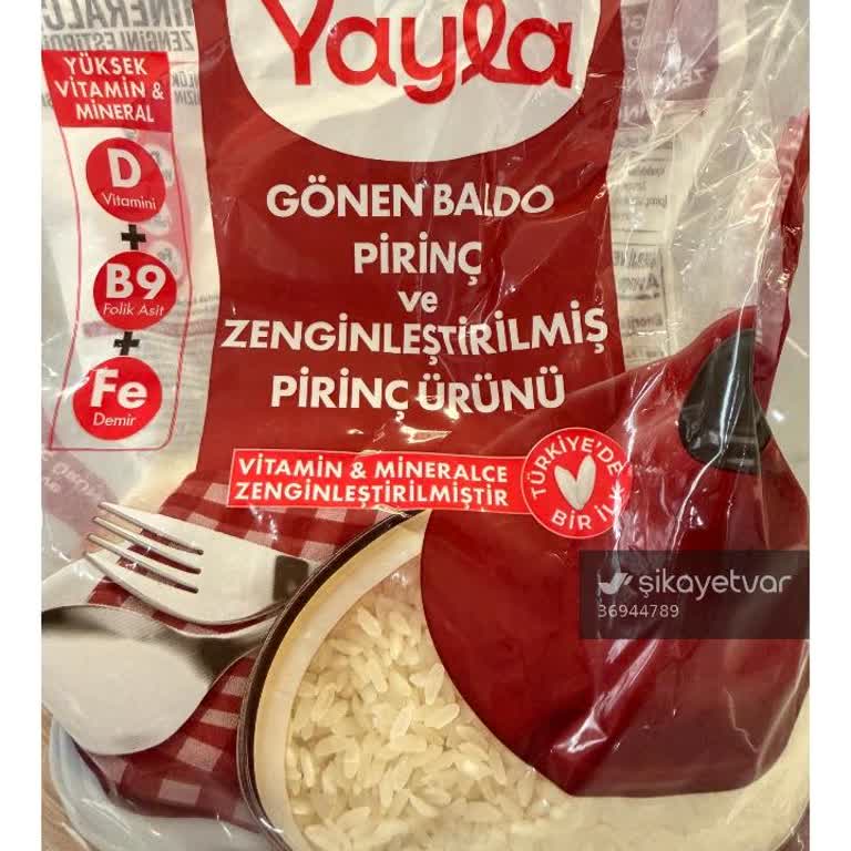 Yayla Pirinçte Gönen Baldo Etiketi Yanıltıcı Ve Düşük Kaliteli