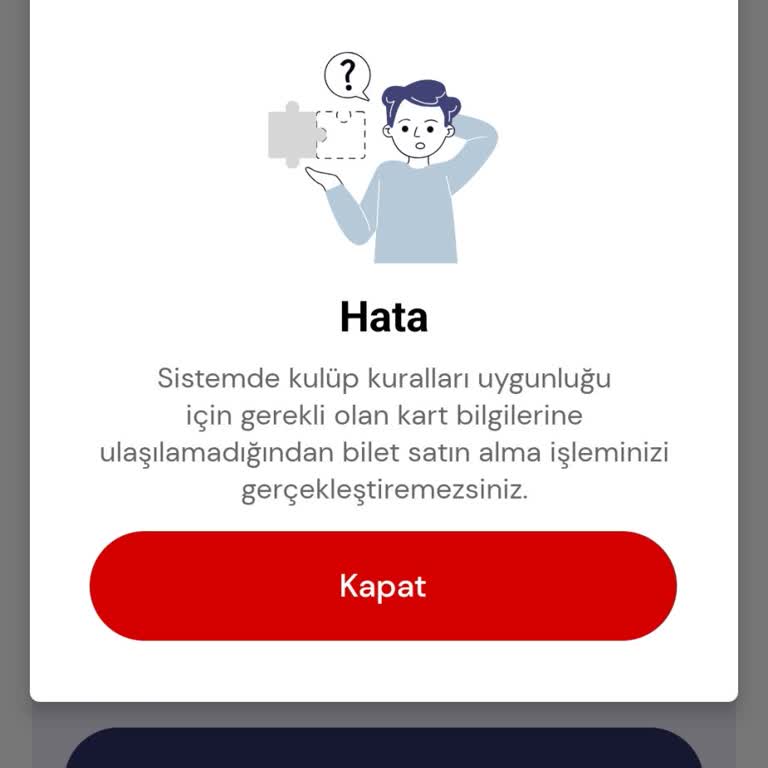 Müşteri Talimatı Olmadan Kart Kapatılması Ve Bilet Alımında Sistem Hatası