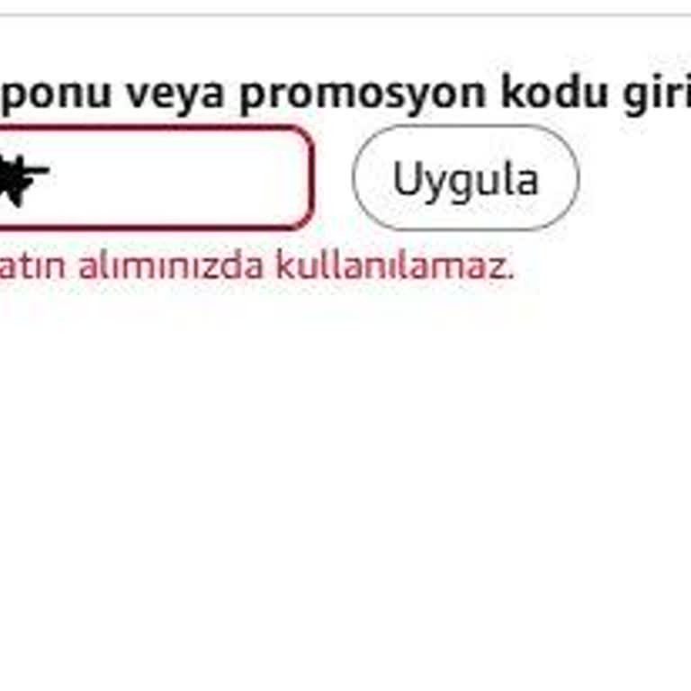 İş Bankası Amazon Kampanyasında Kupon Kodu Kullanılamıyor