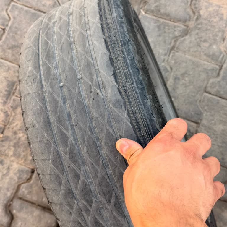 İlanı Boyasız Ve Hatasız Olan Araçta Gizli Hasar Ve Tel Çıkmış Lastiklerle Güvenlik Riski