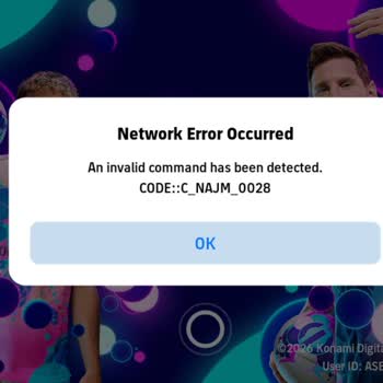 eFootball 2027 Prevents Android Login With Error CODE C_NAJM_0028