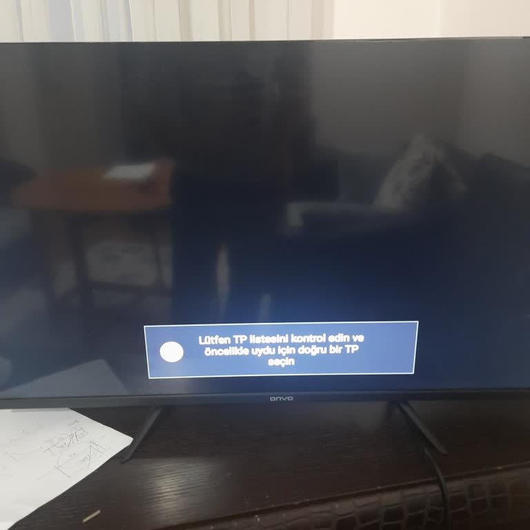 Onvo Televizyonunda TP Hatası Ve Servis Desteği Talebi