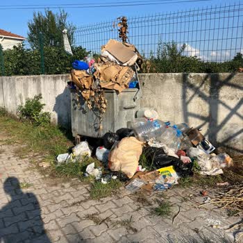 Sakarlı Mahallesi Çöp Konteynerleri Dolu, Çöp Toplama Hizmeti Acilen Düzenlenmeli
