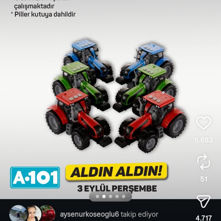 A101 Tarihle Uyuşmayan Traktör Satışı Müşterileri Yanıltıyor