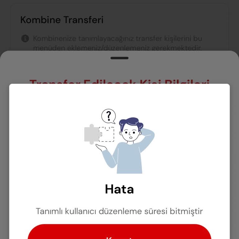 Kombine Transfer Süresi Bildirimi Gelmediği İçin Hakkımı Kullanamadım