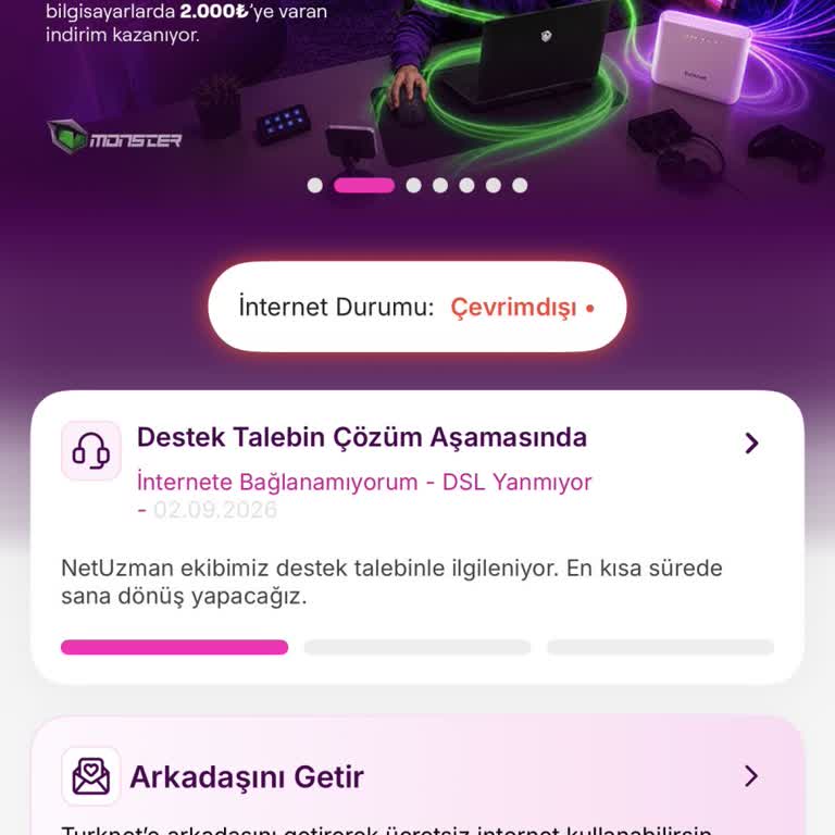 İnternet Kesintileri Nedeniyle İşletmede Gelir Kaybı Ve Abonelik İptali Talebi
