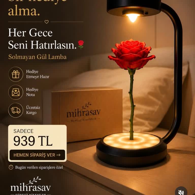 Reklamda Gösterilen Şık Gül Lambası Gerçekte Kalitesiz Ve İletişim Yok