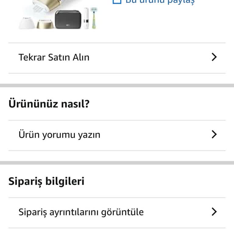 Amazon’da Braun Ürünü Değişim Sözünün Yerine Getirilmemesi