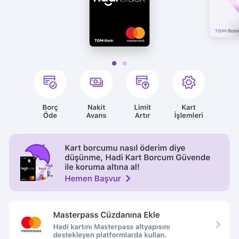 Tom Bank Hadi Black Kredi Kartımdan Alınan 1.000 TL Yıllık Ücretin İadesi