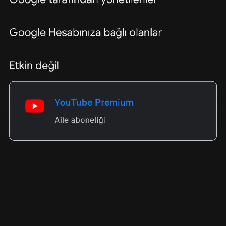 YouTube Premium Aile Aboneliğim Aktif Değil Ve Reklamlarla Karşılaşıyorum