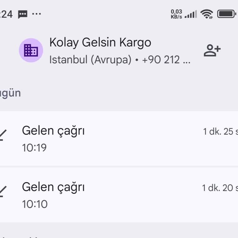 Kargo Şirketinin Erken Sabah Otomatik Aramalarına Şikayet
