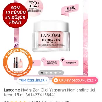 Lancome’dan Eksik Hediye Seti Ve İade Reddi