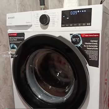 Arçelik Çamaşır Makinesi Sıkma Esnasında Ses!
