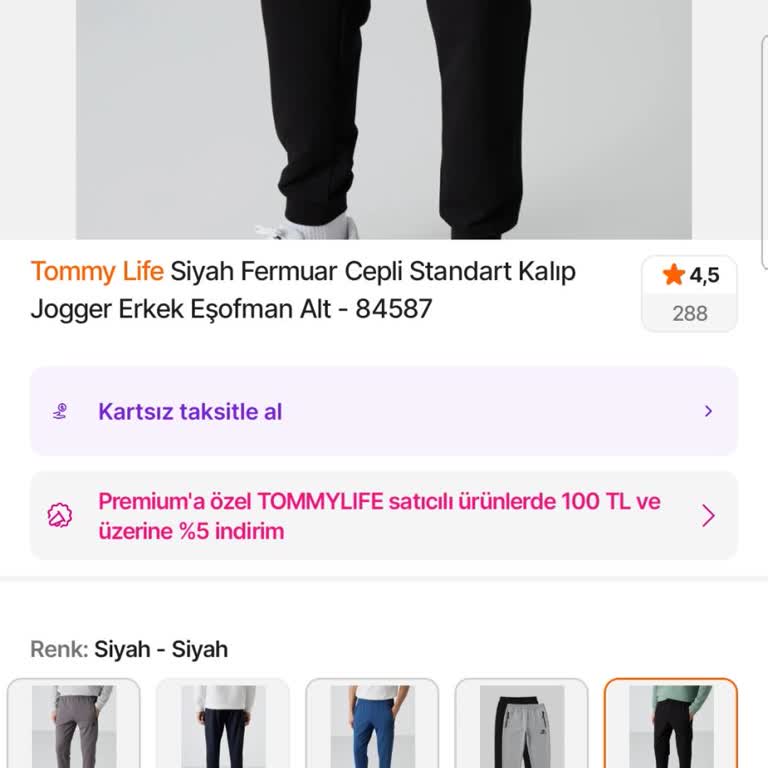 Eksik Gönderilen Eşofman Altı İçin Hızlı Çözüm Talebi