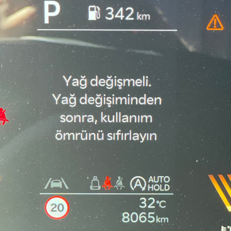 Kia Sportage Erken Yağ Değişim Uyarısı 7.900 Km’de Beklenmiyor