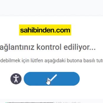 Sahibinden Giriş Güvenliği Basılı Tut Çalışmıyor!