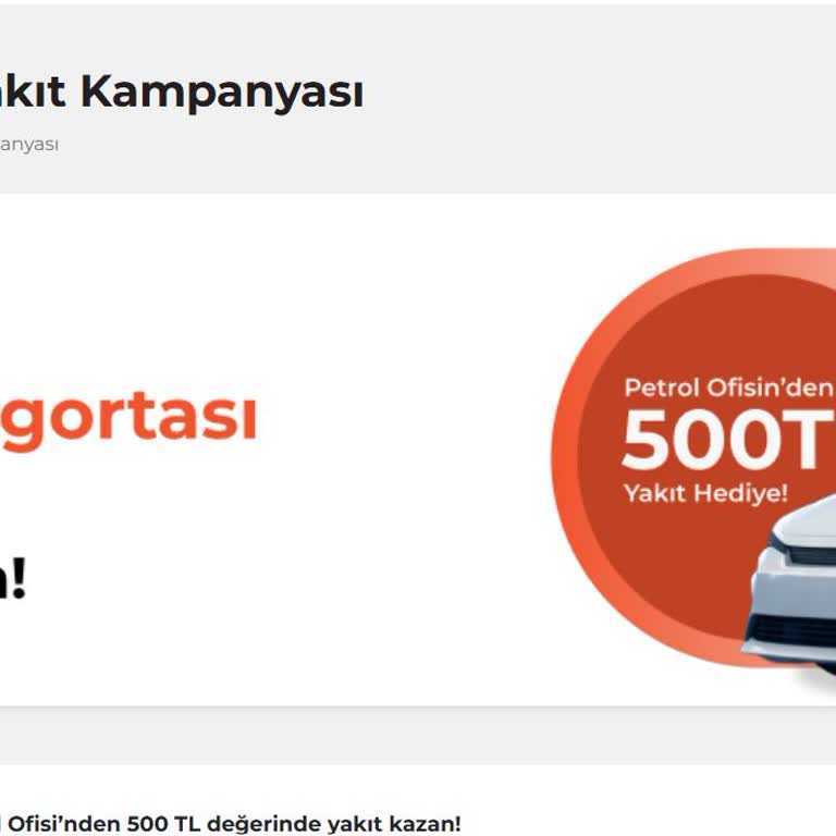Petrol Ofisi 500 TL Yakıt Puanı Promosyonu Gerçekleşmedi Ve Geri Dönüş Yok
