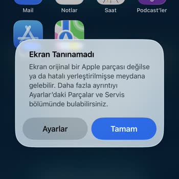 Yetkili Servis İddiası Yanıltması Ve Yan Sanayi Ekran Takılması