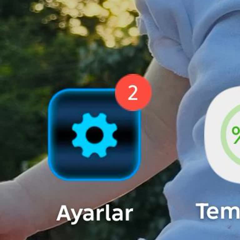Ayarlar İkonunda Kaybolmayan Bildirim Balonları