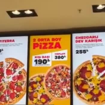 Terra Pizza Ürünler Resimde Farklı Gösteriliyor