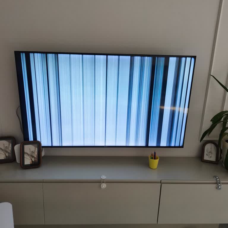 55 İnç Axen Televizyonunda Ekran Çizgileri Ve Görüntü Bozukluğu İçin Ücretsiz Onarım Talebi