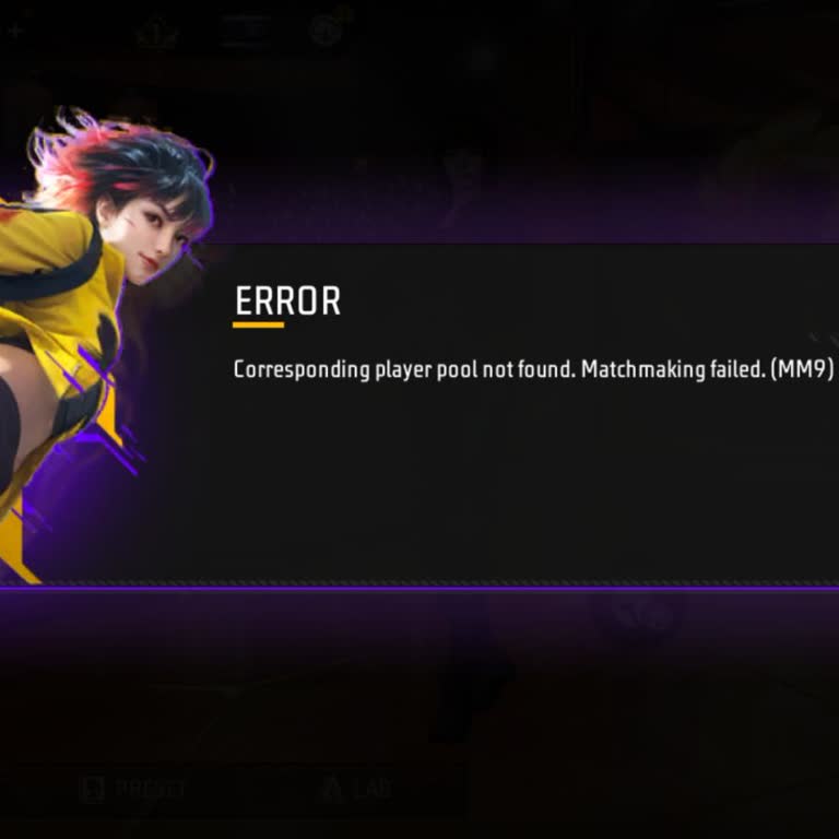 How to Fix "Failed to Match Due to Client Data Error" in Free Fire MAX