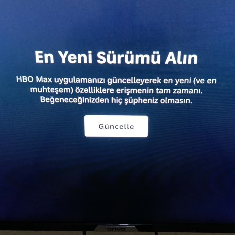Onvo TV’de Max Uygulaması Açılmıyor Ve Güncelleme Gelmiyor